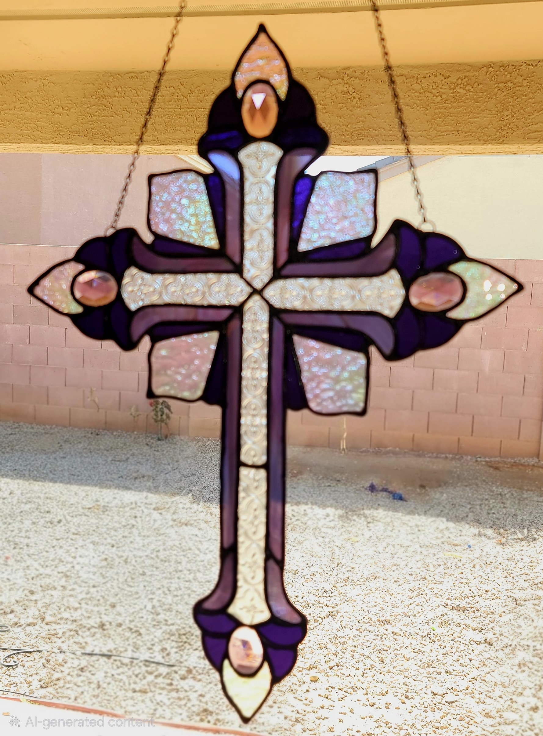 Purple Cathedral Cross